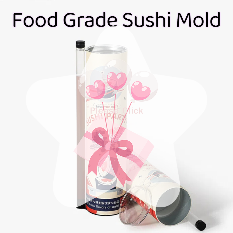 Home Cooking Japanese - Molde Redondo Antiadherente para Sushi, 1/4/10