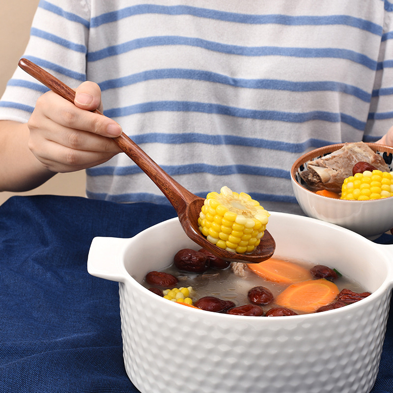 Cuchara de madera de mango lar - Home Cooking Japanese reseña y precio