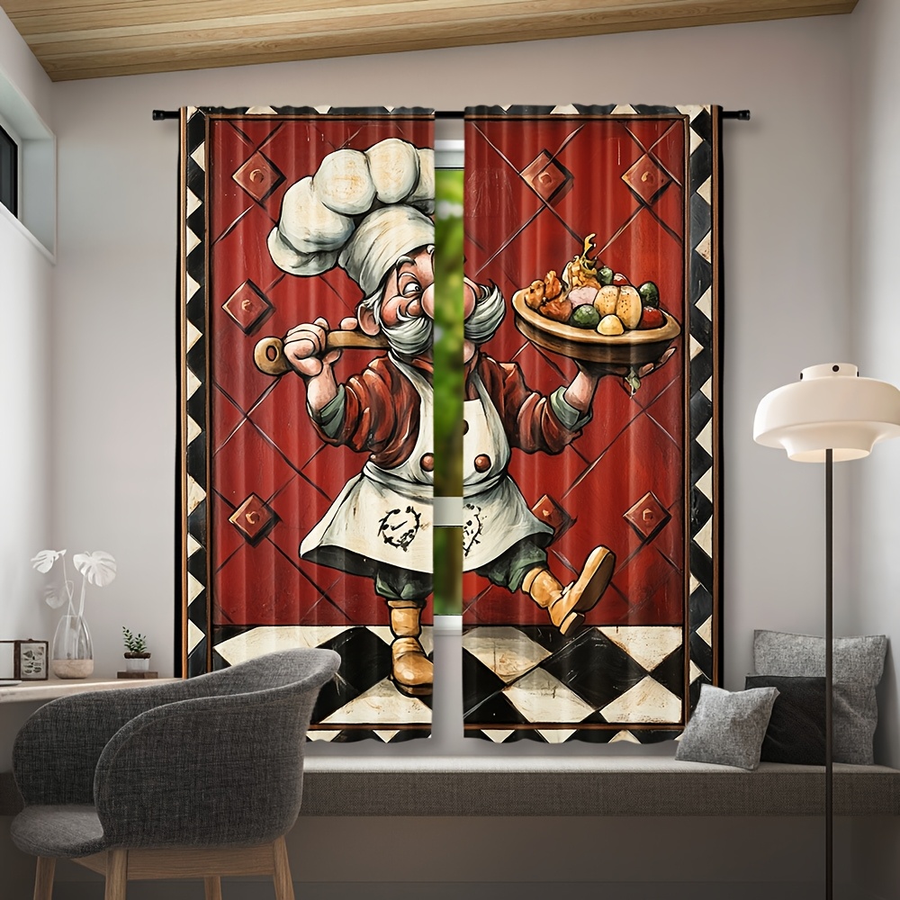 Cortinas de Cocina con Diseño  - Home Cooking In French reseña y precio