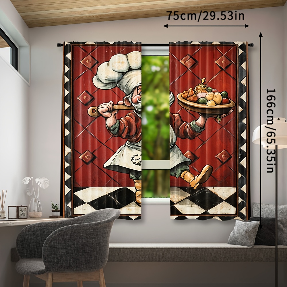 Cortinas de Cocina con Diseño  - Home Cooking In French reseña y precio
