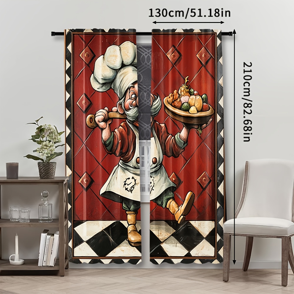 Cortinas de Cocina con Diseño  - Home Cooking In French reseña y precio