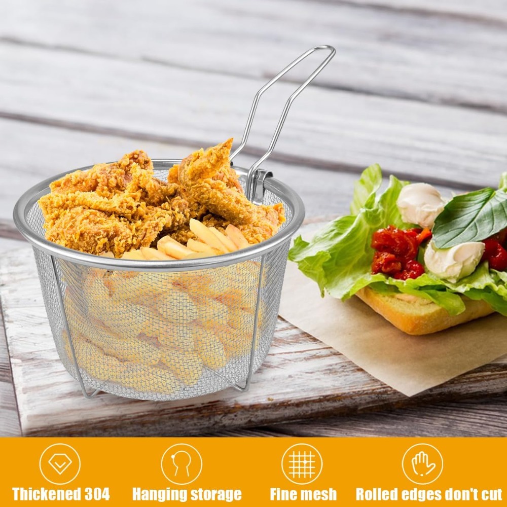 Cesta redonda para freír con a - Home Cooking In French reseña y precio