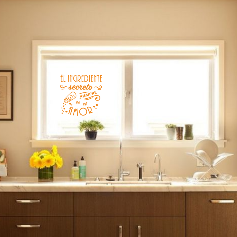 Pegatina de pared con el ingre - Home Cooking In French reseña y precio