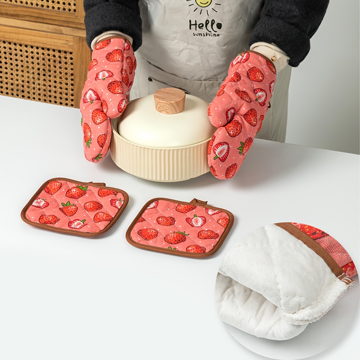 Guantes para horno de cocina p - Home Cooking Appliances reseña y precio