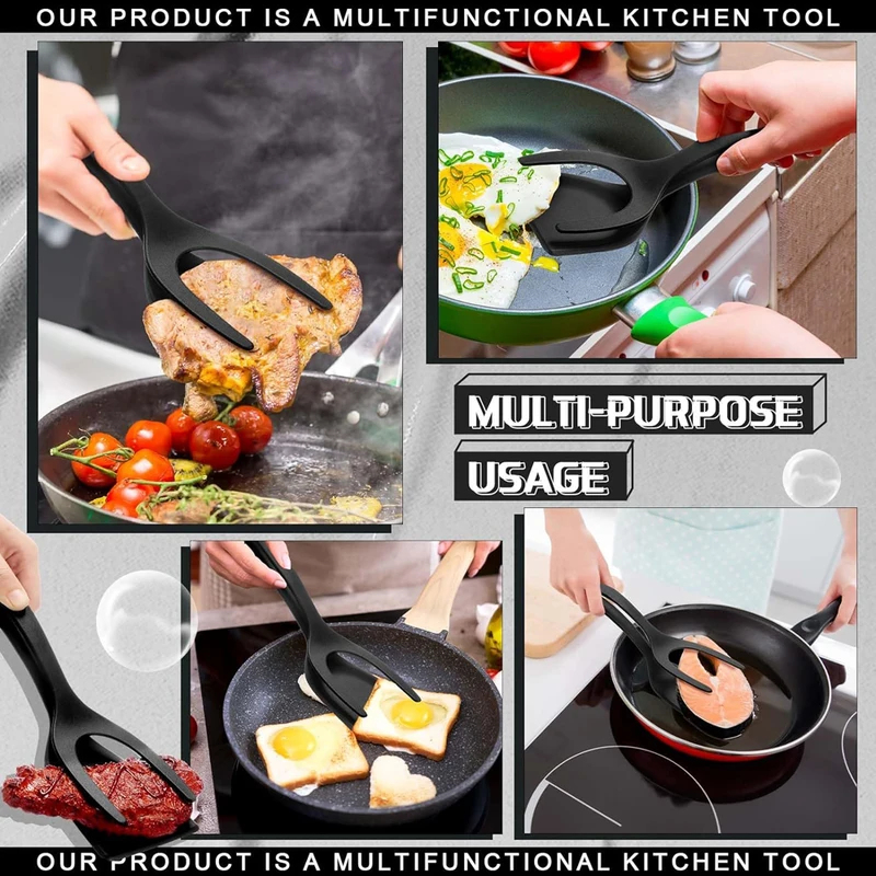 Espátula con Pinza 2 en 1 para - Home Cooking In French reseña y precio