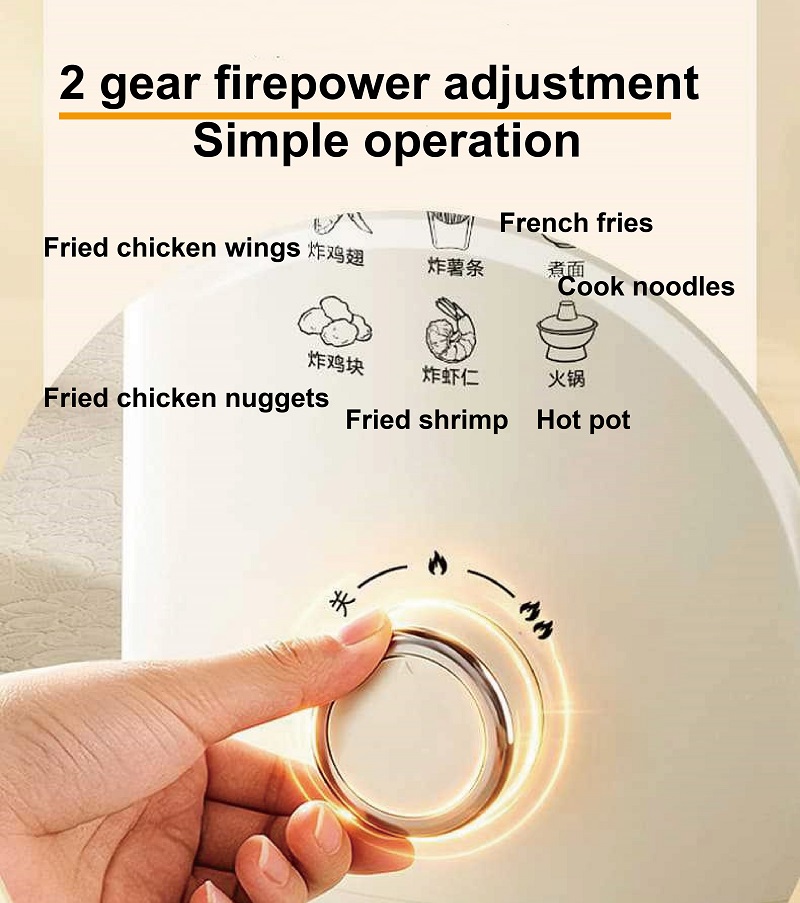 Freidora Eléctrica Antiadheren - Home Cooking In French reseña y precio