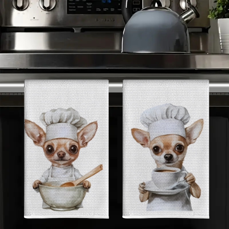 2 piezas, toallas de cocina Ch - Home Cooking Is The Best reseña y precio